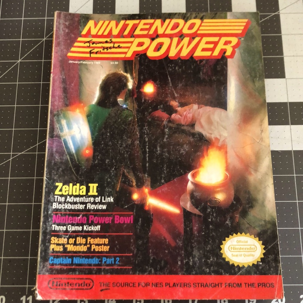 - Vintage Nintendo Power magazine volume 4 January/February 1989